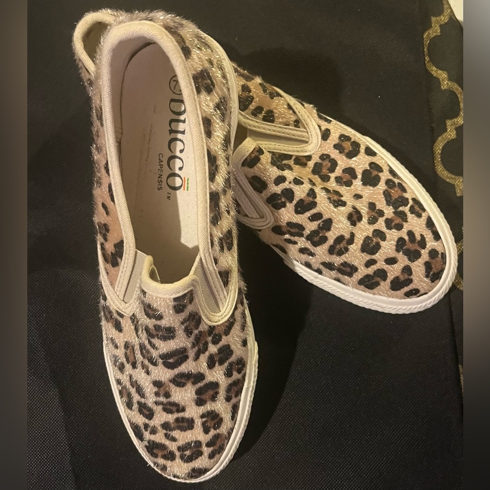 Pre-Loved Bucco Animal Print Casual Slip-Ons - Picture 5 of 6